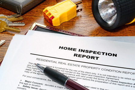 Home inspection report example
